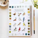 The Birds Watercolor Workbook includes 12 bird illustrations with an example of the finished painting, step-by-step instructions, and a lightly illustrated sketch for you to paint. It's just like a coloring book, but with watercolor! Enjoy this peaceful painting hobby on your own, with children, or with friends. Makes a wonderful gift and is perfect for artists of any age.

Details: - 12 beginner-friendly illustrations

Thick 120lb watercolor paper

&nbsp;Lay-flat pages with spiral binding for hassle-free p