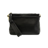 This sleek top zip clutch crafted in buffalo grain vegan leather is accented with whipstitching to give it a modern western style. It looks great with jeans or a dress and easily goes from day to night as the Oakley can be carried as a clutch, a wristlet or a crossbody bag with the included detachable wristlet strap with whipstitched details, an adjustable and removable shoulder strap.

Dimensions: 7 in. H x 10 in. W x 3 in. D
Top zip closureWristlet strap with whipstitching: 8 in. long
Adjustable and remov