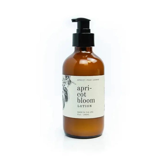 Apricot Bloom is the newest addition to the botanical collection, now available in every single product! This fruity scent is a perfectly sweet combination of pear and jasmine atop a delicate floral base. Reminiscent of summer walks through a lush garden. This scent is as botanic as it is juicy, sure to leave your senses coming back for more. Reusable glass bottle with plastic lid and pump.