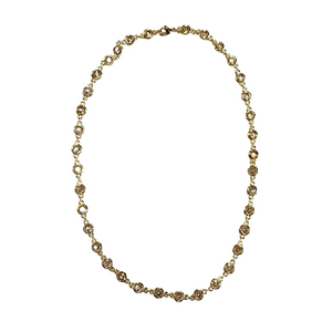 Add a little SPARKLE to your life with our crystal layering necklace! It is great to wear alone or layered with other necklaces with its beautiful 6mm clear crystals lining this chain.&nbsp;

17"