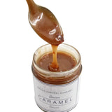 What's better than bacon? Bacon Caramel Sauce! You read that right! Bacon, but in a luxurious, smooth sauce. Use it on pancakes, chocolate chip cookies, and especially vanilla ice cream, YES, SERIOUSLY!  10 oz glass jar. Refrigerate after opening. To heat it up, microwave in the jar for 10-15 seconds and stir.  Gluten-free