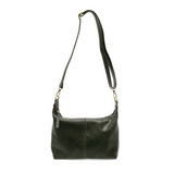 The Danna crossbody is masterfully crafted in our gorgeous new tumbled gloss vegan forest green leather to give your look a polished yet casual vibe. Fitted with a top zip closure accented by our signature logo zip pull and two removable and interchangeable shoulder straps; a short shoulder strap to wear snug to the body or a long adjustable, removable crossbody shoulder strap to wear as a crossbody, this slouchy hobo design is perfect for your everyday style.


Dimensions: 9.5 in. H X 10.5 in. W X 3.5 in. 