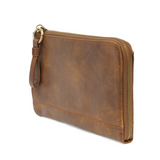 The Karina combines sleek styling with uber organization in beautiful antique-looking pecan-colored vegan leather! The ultimate versatility, this bag can be worn as a crossbody, as a clutch, or as a wristlet.  The included bonus wallet with credit card slots, ID windows, zippered change pocket, and billfold will keep you organized on the go and can be carried separately!