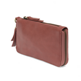 Chloe ZIp Around Wallet/Wristlet: Dusty Raspberry