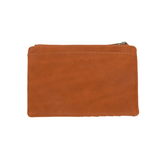 We love this mini wallet in a pretty chicory brown vegan leather! It is full of style and will hold your license and up to six credit cards. The zipper pocket is roomy enough for your change and cash, and a pocket is on the back.  This mini wallet is perfect for you, but it makes an awesome gift!  DIMENSIONS: 4 IN. H X 5.5 IN. W X .25 IN. D