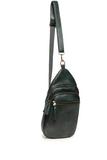 Stay organized on the go with this versatile medium-sized evergreen sling bag featuring a modern silhouette and practical storage. Designed to blend fashion with functionality, it features spacious zip compartments, lightweight construction, and an ergonomic crossbody fit with an adjustable strap. Roomy enough to stow a large wallet, cell phone, even a slim water bottle. The Jas is ideal for city walks, sightseeing, and weekend adventures.
Product Details
Dimensions: 511 in. H x 6.25 in. W x 3 in. D
Removab