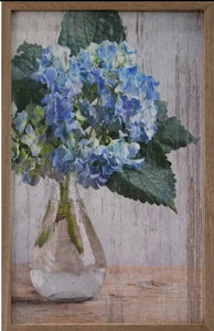 "Blue Hydrangeas" Large Artwork