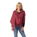 This women’s reversible wrap offers multiple styling options with a versatile design that can be worn on either side for two distinct looks. The button front closure adds structure while allowing for adjustable draping, and the fringe detailing brings movement and texture. Crafted from a soft woven fabric, this layering wrap combines comfort with standout pattern, making it an easy choice for both casual outfits and more styled looks.

Materials: Acrylic/Cotton.