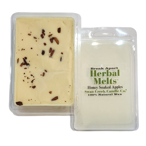 Pure, Crisp, and Refreshing. A mild honey note with a pure crisp apple body.

Our&nbsp;natural wax melts are triple scented to give you an amazing scent throughout your home.&nbsp; They&nbsp;are so easy to use with six separate break-apart cubes - just place them in a melter and enjoy!