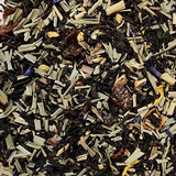 Hot Toddy

1 oz: Black Tea, Lemongrass, Keemun Concerto Tea, Licorice, Camomile, Lemon Pieces Rose Hips, Cocoa Nibs, Lapsang Souchong Tea, Blue Cornflowers, Gynostemma, Natural, Whiskey, Candy Apple &amp; Vanilla Flavor