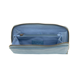 Cool, stylish, and organized, too! This wallet has it all! 12 credit card pockets, 2 change pockets and 2 billfold pockets all wrapped in lush tumbled vegan leather, lined with rugged washed canvas, and accented with our new Logo zipper pull. The removable strap lets you carry it as a compact wristlet, too!


Dimensions: 7.75 in. W x 4 in. H x .5 in. D
Full Zip Around Closure
Exterior Zip Pocket on Spine
Removable Wristlet Strap
12 Credit Card Pockets
2 Billfold Pockets
Interior Zipper
Coin Pocket
Washed Ca