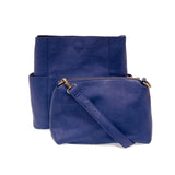 Casual and carefree crossbody in super soft pebble grain vegan leather! Our Kayleigh bucket bag in a stunning cobalt blue&nbsp;comes with a smaller bag that can be carried inside or used alone! The convenient side pockets of this bucket bag can carry your water bottle, phone or glasses.&nbsp;


11" W X 11.25" H X 3.5"
Magnetic Snap Closure
2 open and 1 zipper interior pockets
2 exterior open pockets and 1 back zipper pocket
12- 18" adjustable drop and detachable crossbody strap with lobster claw clasps
Brus
