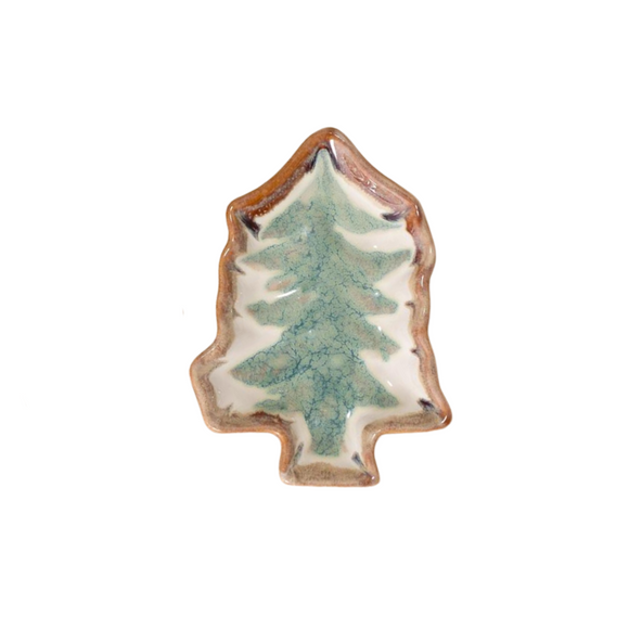 These sweet little cream stoneware mint green pine tree will be your favorite thing to tuck in to your decor this year, or give as a gfit! 

4.5