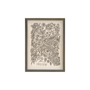 This simple paisley sketch just makes us happy...how about you?!!! We know that you'll find lots of places to put this little artwork!&nbsp;Printed on premium canvas fabric for a lasting, textured finish and has a handcrafted wooden frame with grey accents that adds a classic charm.&nbsp; Comes with a paper backing and hanging hardware for easy installation.

Made in the USA: Proudly crafted with quality and care.&nbsp;

Care Instructions: Keep canvas dry to maintain its quality. If smudged or dirty, gently