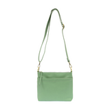 Your perfect goes with anything bag! In just the right size to carry your essentials, this seafoam pebbled vegan leather bag has multiple pockets and a top zip closure for security, so you are ready for anything your day brings. Add one of our interchangeable Guitar Straps to add your own style!


Product Details
Dimensions: 11 in. W x 11.25 in. H x 3.5 in. D
Magnetic Snap Closure
2 Open and 1 Zipper Interior Pockets
2 Exterior Open Pockets and 1 Back Zipper Pocket
12x18 in. Drop Adjustable and Detachable C