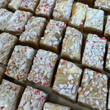Our beloved limited batch of holiday peppermint is back for you to order! &nbsp;Get it while we have it!&nbsp;

Peppermint&nbsp;is light in peppermint flavor with swirls of fluffy marshmallow and tiny crunchy peppermint pieces throughout.&nbsp;

1 single caramel

Caramel will NOT stick to teeth, braces, or dental work and is dentist approved and is gluten-free!