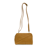 Retro styling crafted in antiqued vegan leather gives this yellow mustard colored clutch a vintage vibe. The removable woven wrist strap is the finishing touch on this stylish bag, so you can wear as a wristlet, a clutch, or even a crossbody with the included removable shoulder strap!





6.75"H x 9.75"W x 2.25"D

Removable and adjustable crossbody strap 22"-26"

Removable long wristlet strap 7.5" long

Zippered top closure

Interior zippered pocket

Exterior back zipper pocket

Brass plated hardware

100%