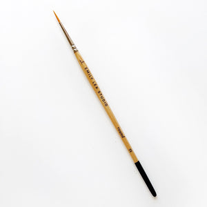 The perfect brushes for your watercolor painting. Size 2 is great for those tiniest of marks.&nbsp; Each brush has golden synthetic taklon bristles with seamless aluminum ferrule and lacquered wood handle.

Be sure to rinse thoroughly and let dry flat to keep a nice point on the bristles.