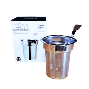 Homemade tea is simply better! And all you need is the Specialty 6-Cup Stainless Steel Teapot Filter to help brew a delicious cup of brew right at home. Made entirely of high-quality stainless steel, the teapot filter lasts and lasts, pot after pot – and as it’s designed, you get only the best quality brew from day one. To better make use of the internal environment of the teapot, the locking mechanism and fine mesh of the filter allow loose leaf tea to thoroughly infuse itself with the hot water. For quick