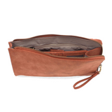 Karina combines sleek styling with uber organization in a beautiful faux suede spice leather. The ultimate in versatility, this bag can be worn as a crossbody, carried as a clutch or as a wristlet. The included bonus wallet with credit card slots, ID windows, zippered change pocket and billfold will keep your organized on the go and can be carried separately.


Product Details
Main Bag
Dimensions: 9.75 in. W x 6 in. H x 1 in. D
Zippered Top Closure
Exterior Open Pocket
Interior Zipper Pocket
Detachable 7 in