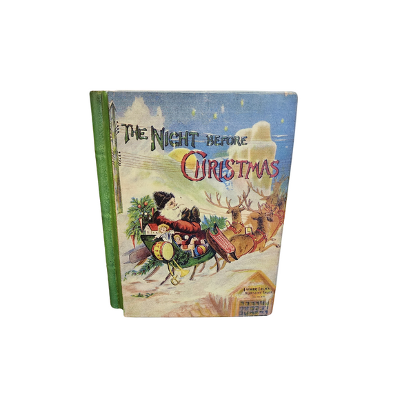 Bring a little nostalgia to your holiday decor this year with this vintage book cover of 