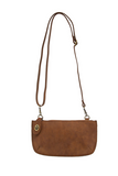 Our bestselling crossbody turn lock clutch has been re-imagined in soft, vegan suede leather in walnut. Sleek and versatile with removable straps, this style can be worn as a Crossbody, carried as a wristlet or a clutch, even doubles as a wallet! With interior credit card slots and enough space to carry your phone, sunglasses, and any other must-haves, all held securely by our locking closure. This casual style is destined to become your new go-to favorite all year long.
Product Details
Dimensions: 5 in. H 