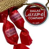 This&nbsp;sugar cookie caramel is as delicious as it is cute!! You'll love the combination of the&nbsp;two together!&nbsp;

Sugar Cookie&nbsp;is buttery with hints of vanilla topped with Christmas sprinkles and crunchy red &amp; green sugar.&nbsp;

1 single caramel

Caramel will NOT stick to teeth, braces, or dental work and is dentist approved and is gluten-free!