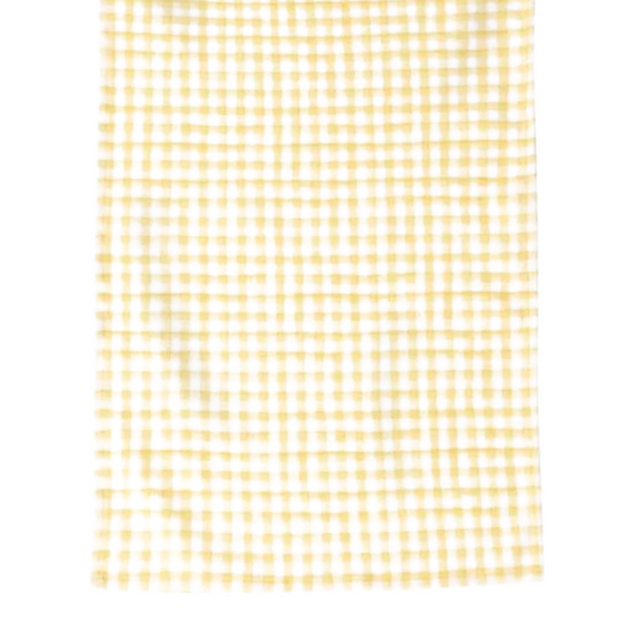 Such a darling towel with a charming yellow and white check too brighten your kitchen! 

27