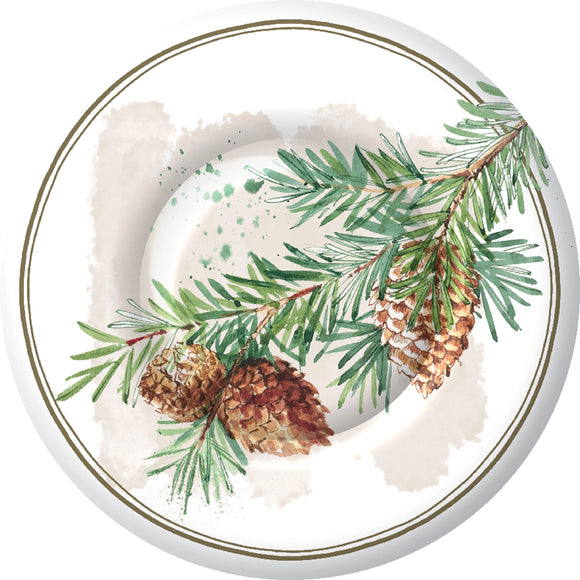 We just love these watercolor pinecone & branch cocktail plates! It will surely add a pop of color and elegance to your next gathering!  8