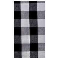 Bring a little HAPPINESS into your kitchen with our black & white buffalo checked woven kitchen towel!  100% cotton  18" x 27"  Machine wash cold; tumble dry low.