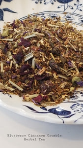 Blueberry Cinnamon Crumble, Rooibos Tea