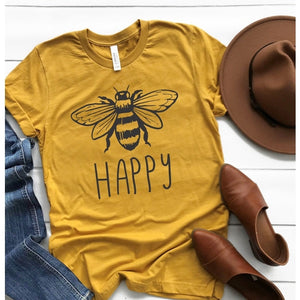 "Bee Happy" T-Shirt