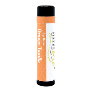 Remember the Orange Creamsicle popsicles as a kid?  Our Orange Vanilla All Natural Beeswax Lip Balm is perfectly handcrafted with high quality, simple ingredients and beeswax to leave your lips feeling refreshed and renewed. Beeswax and Vitamin E condition skin for soft, smooth lips, while the organic flavor oil of Orange and Vanilla makes your mouth water and your lips feel soft!   .15oz  Made in Michigan