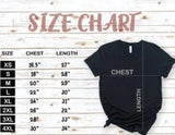 sizing for t-shirts